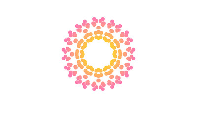 flower petals frame