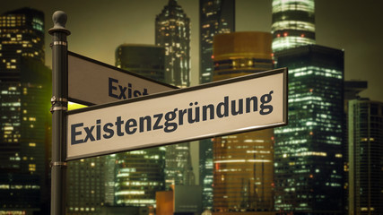 Schild 373 - Existenzgr&uuml;ndung