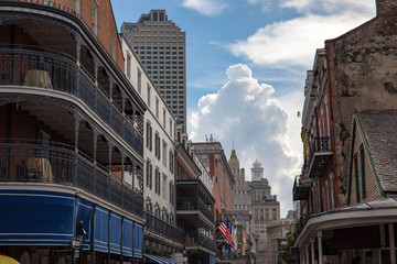 The beautful French Quarter in New Orleans, Louisiana