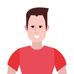 hipster man portrait character