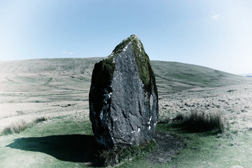 Wales - Cymru sacred stones from celtic times. Ancient druid site.