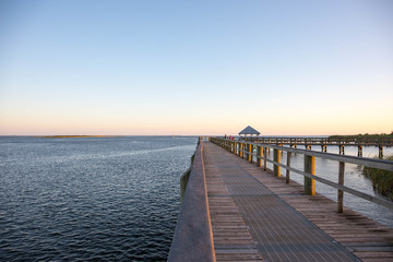 Obraz premium Apalachicola is a charming fishing town in Florida, USA