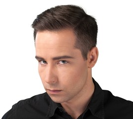 Fototapeta premium Portrait of a Serious Man