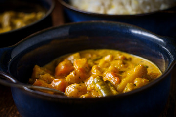 Lamb Rogan Josh Vegetable Korma
