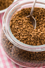 The instant coffee.