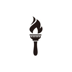 Torch logo template