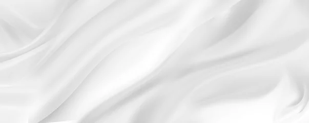 Photo sur Plexiglas Poussière Tissu de soie blanc