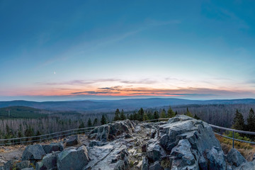 Achtermannhöhe Sonnenuntergang