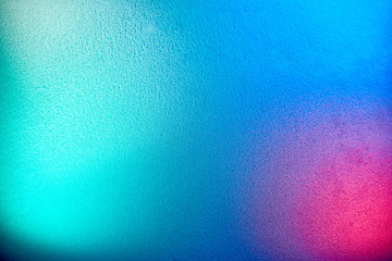 Colorful background with the advantage of blue and pink flowers