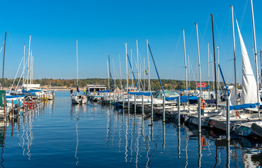 Obraz premium Bootsfahrt am grossen Wannsee