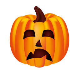 halloween party pumpkin character