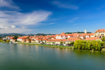 Fototapeta na wymiar Maribor old town view, Slovenia