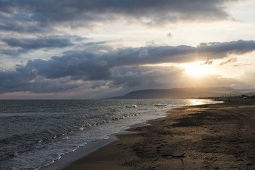 sunrise on the beach