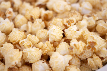 Bowl of sweet popcorn