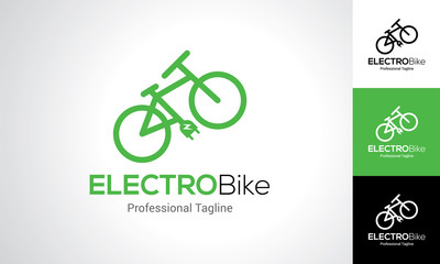 Electric Bike Logo Template