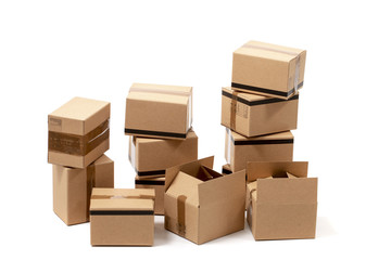 Classic cardboard boxes
