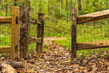 Old Gate on a trail