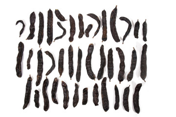 carob fruits assortment