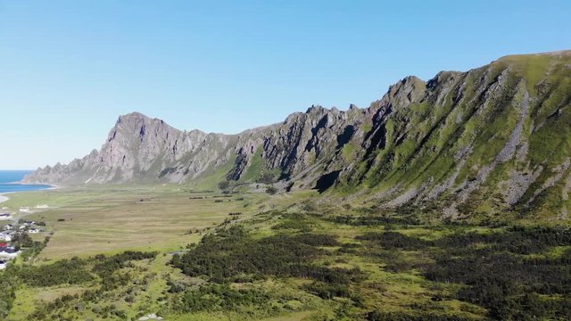 Mountains near Bleik, Norway.