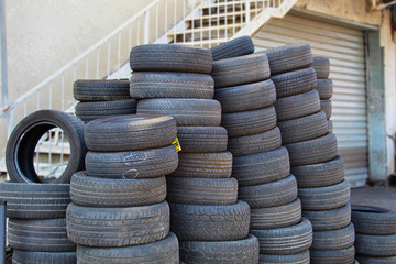 New and old summer Car Tires