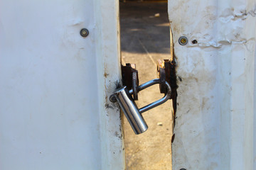Metal gates and iron lock