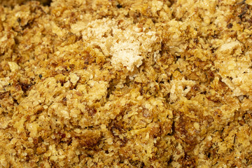 honeycomb waste deposit