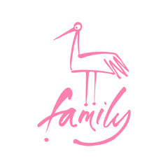 family bird template