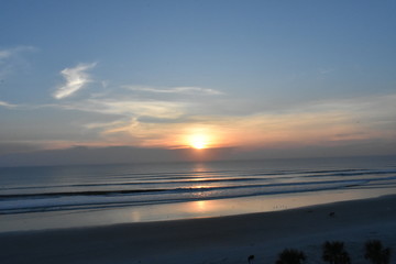 Ocean Waves with Sunrise