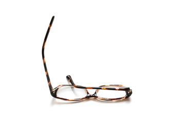 Eyeglasses isolated on a white background.
