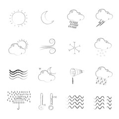 Weather icons