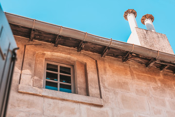 View of buildings in Arles