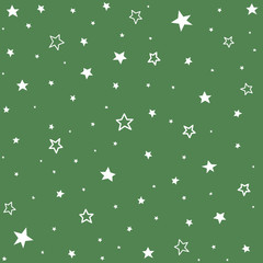 Seamless pattern with stars