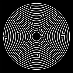 Labyrinth, game, entertainment, puzzle, Vector Image	