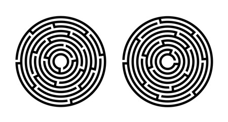 Labyrinth, game, entertainment, puzzle, Vector Image	