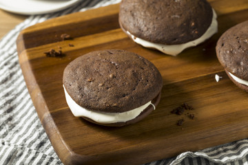 Homemade Chocolate Whoopie PIe