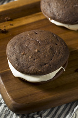 Homemade Chocolate Whoopie PIe
