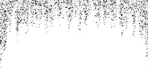 Scattered dense balck dots. Dark points dispersion