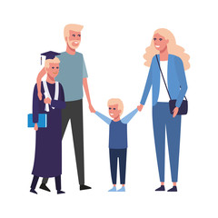 Students graduation celebration