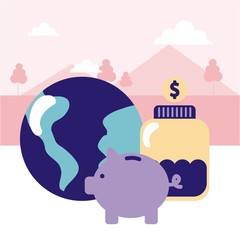 volunteers help work