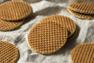 Homemade Dutch Stroopwafles with Honey