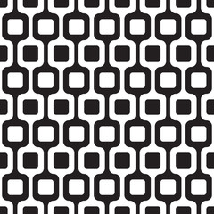 Seamless abstract Ipanema beach sidewalk pattern
