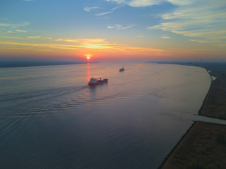 Nordsee. Vogelperspektive.