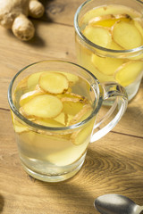 Homemade Fresh Ginger Tea