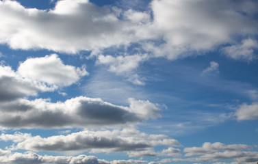 Clouds on a clear day