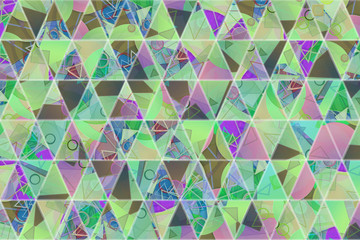 Abstract triangle strip. Web, colorful, cover & illustration.