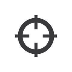 Crosshair vector icon