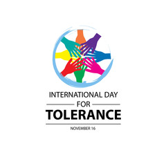 International Day for Tolerance. November 16