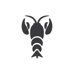 Crayfish vector icon