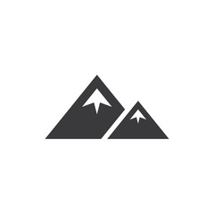 Mountain range vector icon