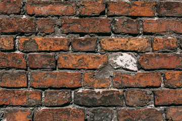 Red brick wall texture